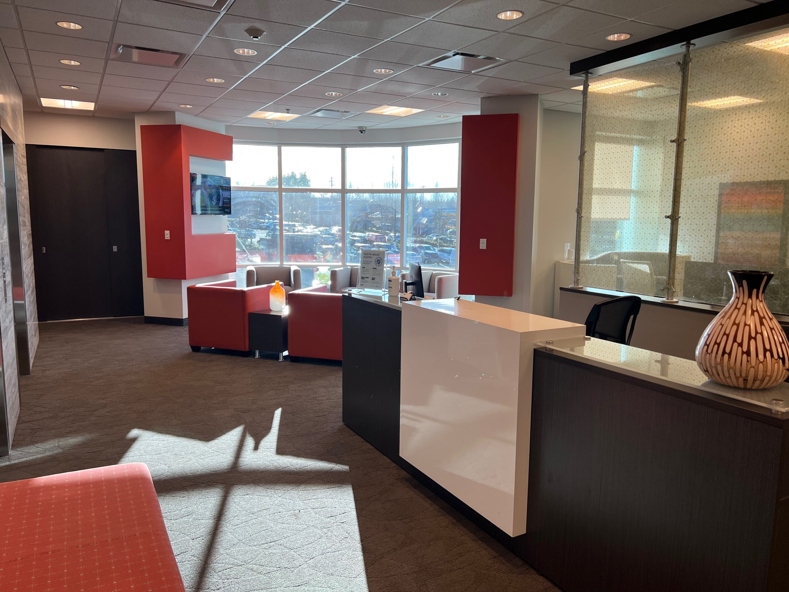 Langley Counselling Office Reception Area